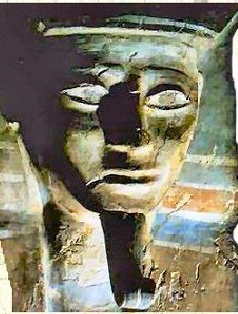 Portrait de Kamose jeune sur son sarcophage