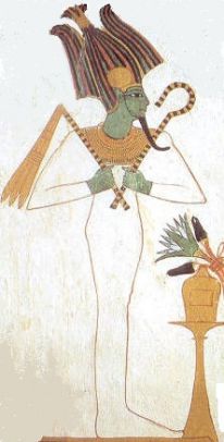 Le dieu Osiris époux d‘Isis et père d‘Horus
